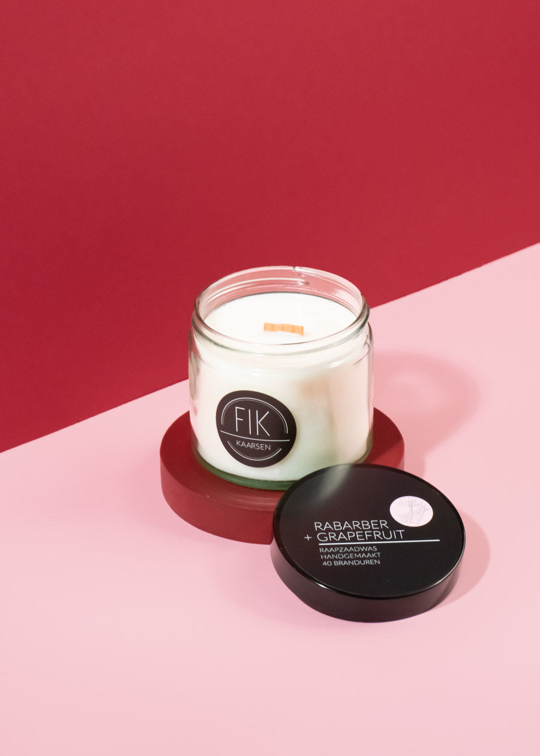 Grapefruit_Rabarber_Geurkaars_Houten_Lont_FIK_Kaarsen