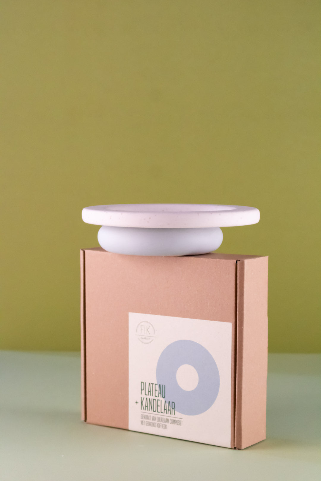 Candleholder Grey blue