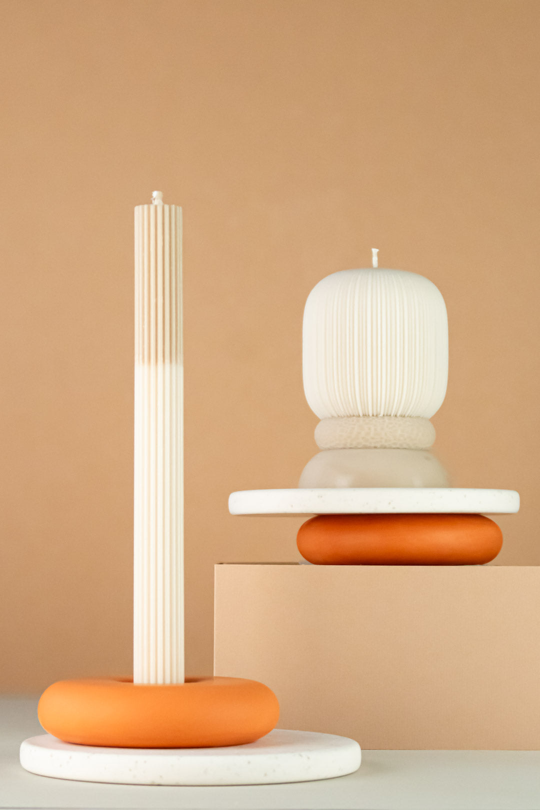 Candleholder Rust Orange