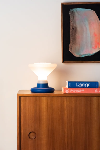 Introvert Table Lamp Cobalt Blue