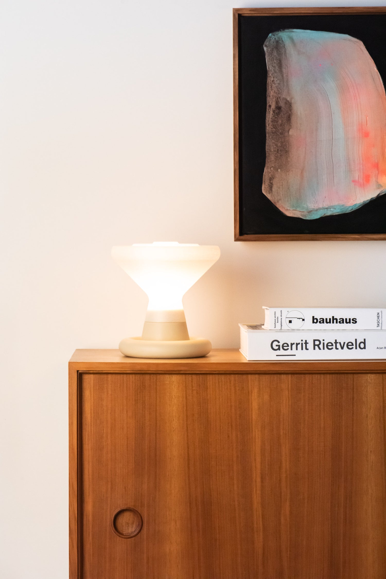 Introvert Table Lamp Taupe